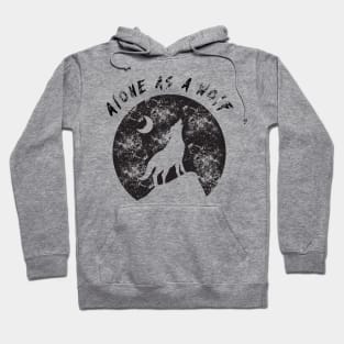 wolf t-shirt Hoodie